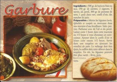 Rien de tel qu'une bonne garbure, les soirs d'hiver. D'où est partie cette carte postale ?