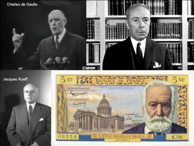 Pendant la IVe République la valeur du franc se déprécie à toute vitesse. En 1958, de Gaulle revient au pouvoir et décide de réformer la structure économique et constitutionnelle du pays. Antoine Pinay et Jacques Rueff sont chargés de la partie économique.
En quoi constitue-t-elle ?