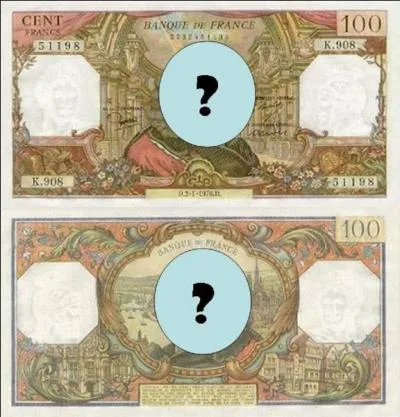 Regardez la photo ! Reconnaissez-vous le personnage présent sur ce billet de 100 francs ?
