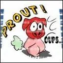 Il lâche des vents ou bien il va à la selle tant il est craintif !