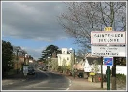 Nous entrons dans la ville Mariligérienne de Sainte-Luce-sur-Loire. Nous sommes en région ...