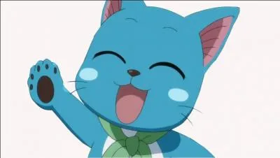 De quelle couleur est le logo de Happy à quel endroit est-il situé ?