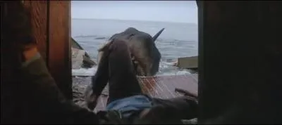 Comment s'appelle le chasseur de requins qui est sur le point d'être mangé ?