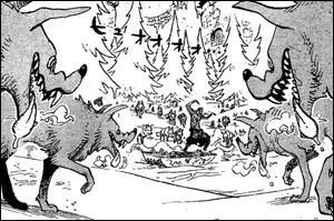 De quelle couleur sont les yeux des loups d'Impel Down ?