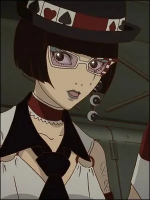 Dans cet anime de super-héros, Kriem est la petite amie du méchant Jake Martinez. Elle y apparait toujours recouverte des symboles des différentes cartes ! C'est dans :