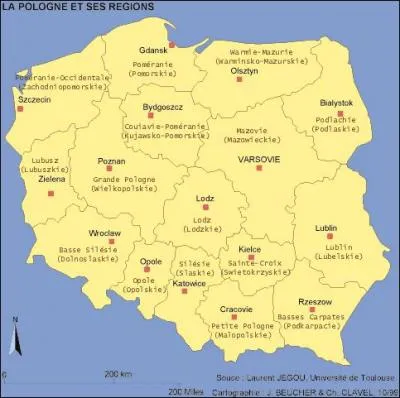 Quel pays n'a pas de frontières avec la Pologne ?