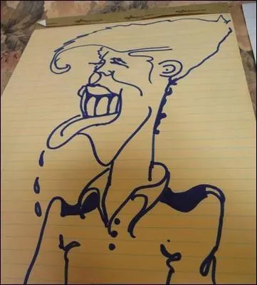 Il a réalisé ce dessin.