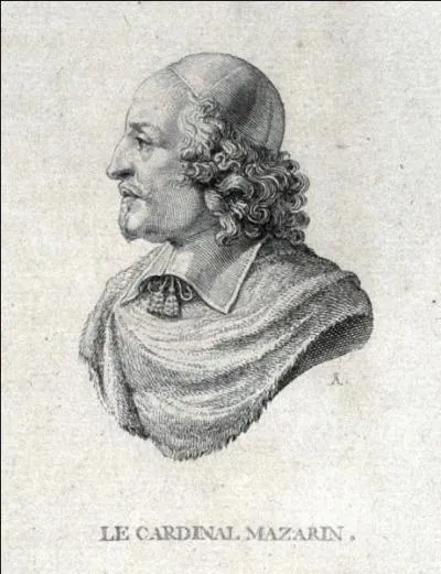 Le cardinal Mazarin, principal ministre de Louis XIV de fin 1642 à 1661, était d'origine italienne.