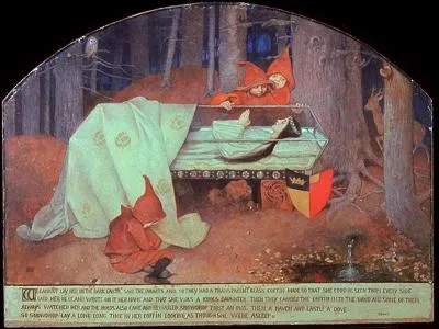 Dans "Blanche-Neige", comment celle-ci réussit-elle à sortir de son sommeil ?