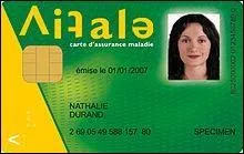 C'est la carte Vitale qui est représentée sur cette image.