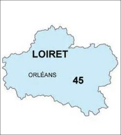 Je suis entouré par sept départements : L'Eure-et-Loir, l'Yonne, l'Essonne, la Seine-et-Marne, Le Cher, le Loir-et-Cher, mais quel est le nom du dernier ?