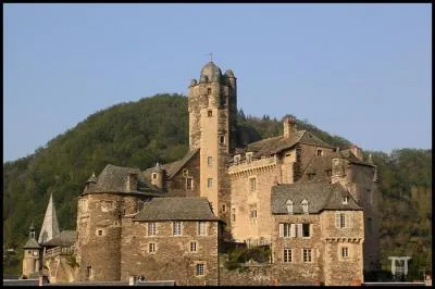 Dirigeons nous maintenant vers l'Aveyron pour visiter Estaing dont le château domine les maisons aux toits de lauze, sur quelle place se situe l'intéressante église Saint-Fleuret ?
