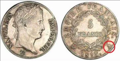 Jusqu'en 1973, il existait plusieurs ateliers de fabrication des pièces de monnaie. Ils sont repérés par une lettre (ou deux) sur l'avers (verso) de la pièce.
Seriez-vous capable de déterminer le lieu de fabrication d'une pièce marquée de la lettre « A » (Photo) ?