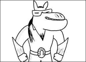 De quel héros Ariol est-il fan ?