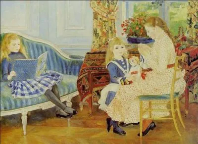 Qui a peint "L'après-midi des enfants à Wargemont" ?