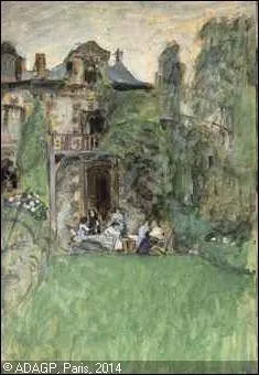 Qui a peint "Un après-midi dans le jardin" ?