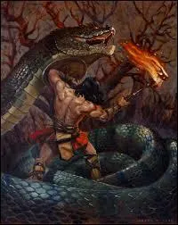 Quel est ce célèbre personnage du genre "heroic-fantasy" ayant affronté les membres d'une cruelle et redoutable secte vouée à Set, le dieu-serpent ? (Indice : un film de 1982 transposa sur grand écran cet affrontement)