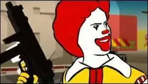 S'il y a bien une chose qui marque, dans Logorama, c'est que la racaille, pour ne pas dire psychopathe, est Ronald McDonald (c'est vrai qu'il est flippant, ce clown). Quel est son boulot ?