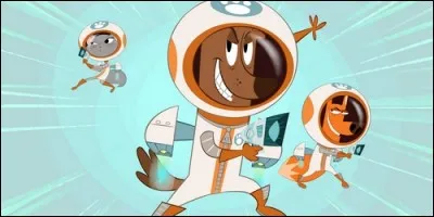 Comment s'appelle le vaisseau du commandant Clark dans le dessin animé du même nom ?