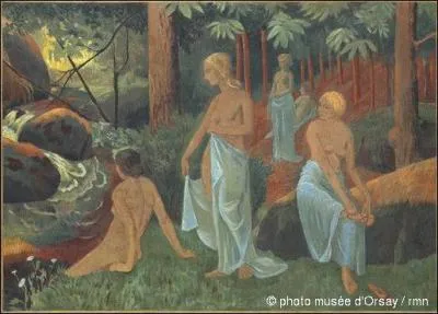 Qui a peint "Baigneuses aux voiles blancs" ?