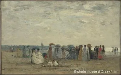 Qui a peint "Baigneurs sur la plage de Trouville" ?