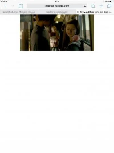 Quel est le prénom du boursouflet de Ginny ?