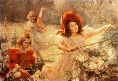 Qui a peint "La Chasse aux papillons" ?