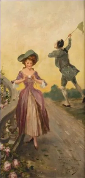 Qui a peint "La Chasse aux papillons" ?