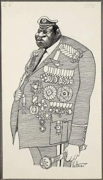 En 1975, quels fonctions occupe Idi Amin Dada ?