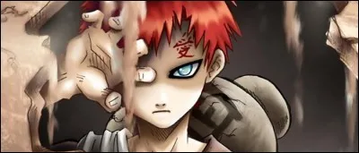 Dans la saga "Naruto", ce ninja du village de Suna garde à l'intérieur de son corps le démon à une queue, nommé Shukaku. 
Il se nomme :