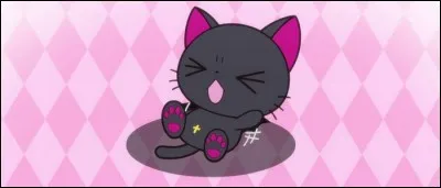 Pour terminer, ce petit chat devenu vampire est la star de la série :