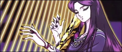 Dans "Saint Seiya", elle est la prêtresse d'Hadès. 
Elle est appelée :