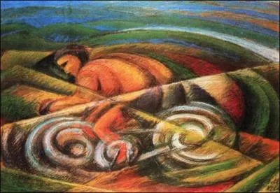 Qui a peint "Cycliste" ?