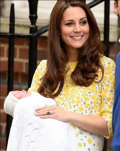 Comment se nomme le deuxième enfant de Kate et William ?