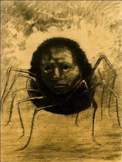 Qui a peint "L'araign&eacute;e qui pleure" ?