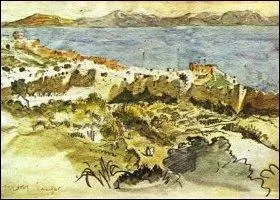 Quelle est cette baie peinte par Delacroix ?