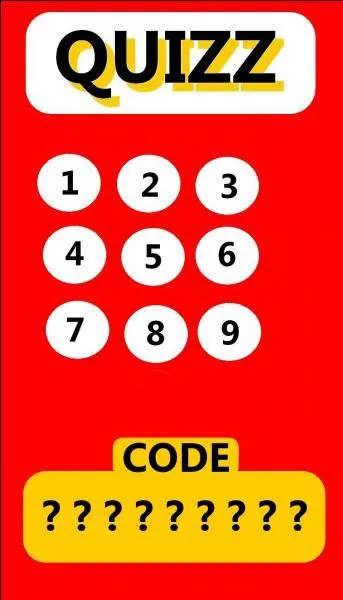 Retenez tous vos numéros de réponse et trouvez quel est le bon code ?
