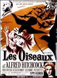 En quelle année est sorti "Les Oiseaux", grand classique du cinéma réalisé par Alfred Hitchcock ?