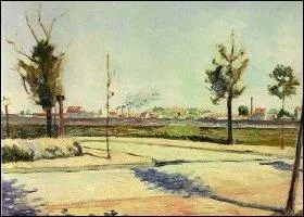 Sur quelle route sinueuse du département des Hauts-de-Seine le pinceau de Paul Signac se déplace-t-il ?