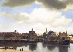 C'est la vue de Delft peinte par Johannes Vermeer.