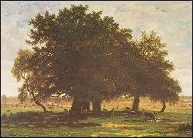 Vous avez déjà vu ce tableau « Les chênes d'Apremont » dans le quiz précédent.
Qui en est le peintre ?