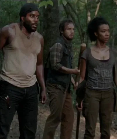 Où se réfugie leur groupe après avoir été chassé de la prison par Rick  ?