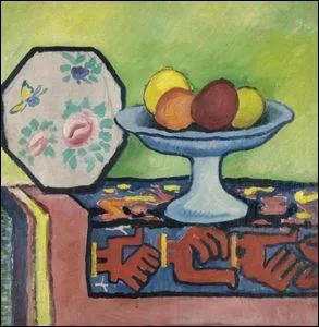 Qui a peint "Nature morte avec bol de pommes" ?