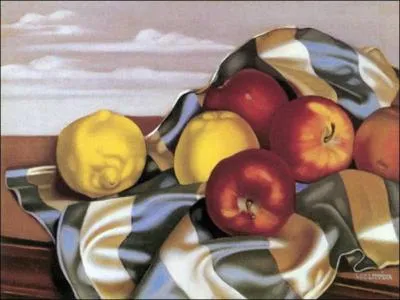 Qui a peint "Nature morte avec pommes et citrons" ?