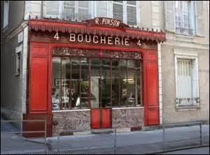 La boucherie au coin de ma rue vend de la viande...