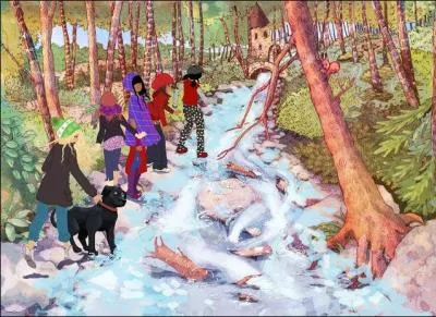 Où partent-elle en exploration, la nuit du tome 2 ?