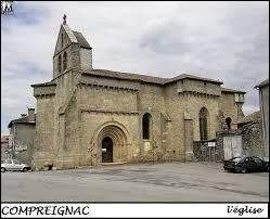 La commune limousine de Compreignac se situe dans le département ...