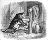 Complétez cette fable : 
"De ma taille et de ma dépense
 Est-elle à charge en ce logis ?
 Affamerais-je, à votre avis, 
 L'Hôte, l'Hôtesse, et tout leur monde ?
 D'un grain de blé je me nourris ;
 Une ... me rend toute ronde."