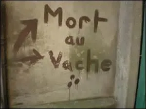 Quel corps de métier est visé lorsqu'on dit "mort aux vaches" ?