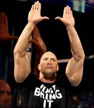 Que représente le symbole ci-dessous fait par The Rock ?